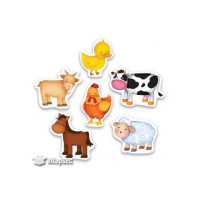Eolo 1 + Baby Puzzle Ciftlik Hayvanlari Iki Parcali 6 Puzzle