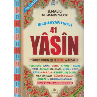 41 Yasin Türkce Okunuslu Sesli Ve Mealli Cami Boy (Yasin-032)