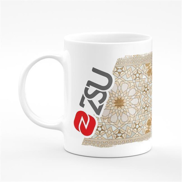 Bardak - ZSU Logolu Desenli Kahve Kupasi Ornament
