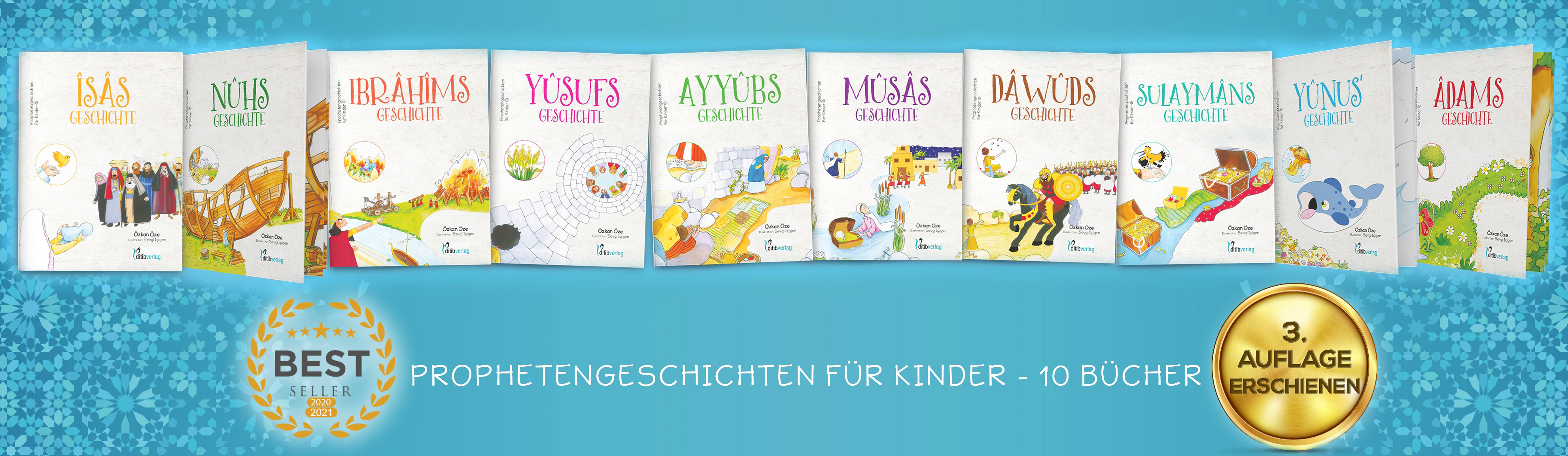 TOP SELLER: Prophetengeschichten für Kinder - 10 Bücher im Set